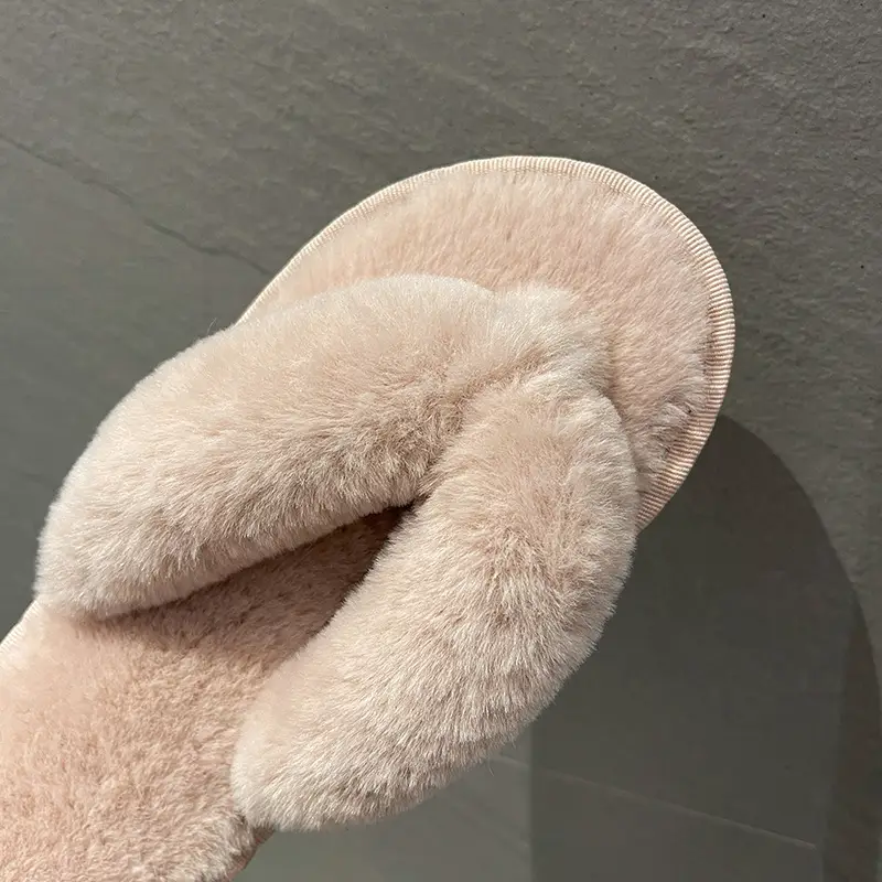 Cross-Border Slippers 2026 European and American Style Home and Outdoor Warm Cotton Slippers for Women, Non-Slip Plush Shoes — feature 18