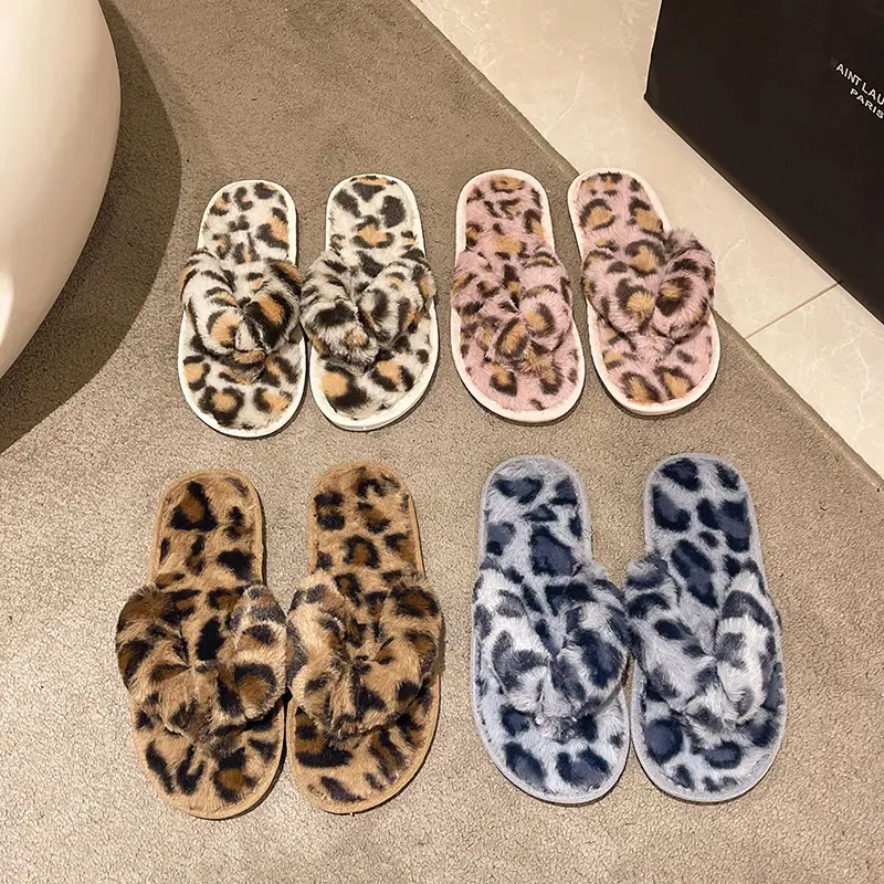 Cross-Border Slippers 2026 European and American Style Home and Outdoor Warm Cotton Slippers for Women, Non-Slip Plush Shoes — feature 29