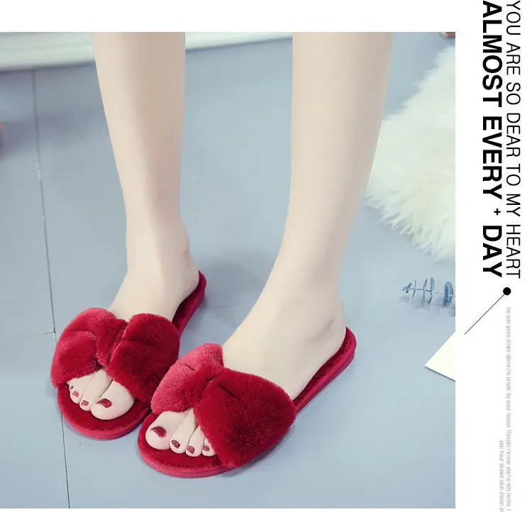 Cross-Border Slippers 2026 European and American Style Home and Outdoor Warm Cotton Slippers for Women, Non-Slip Plush Shoes — feature 49