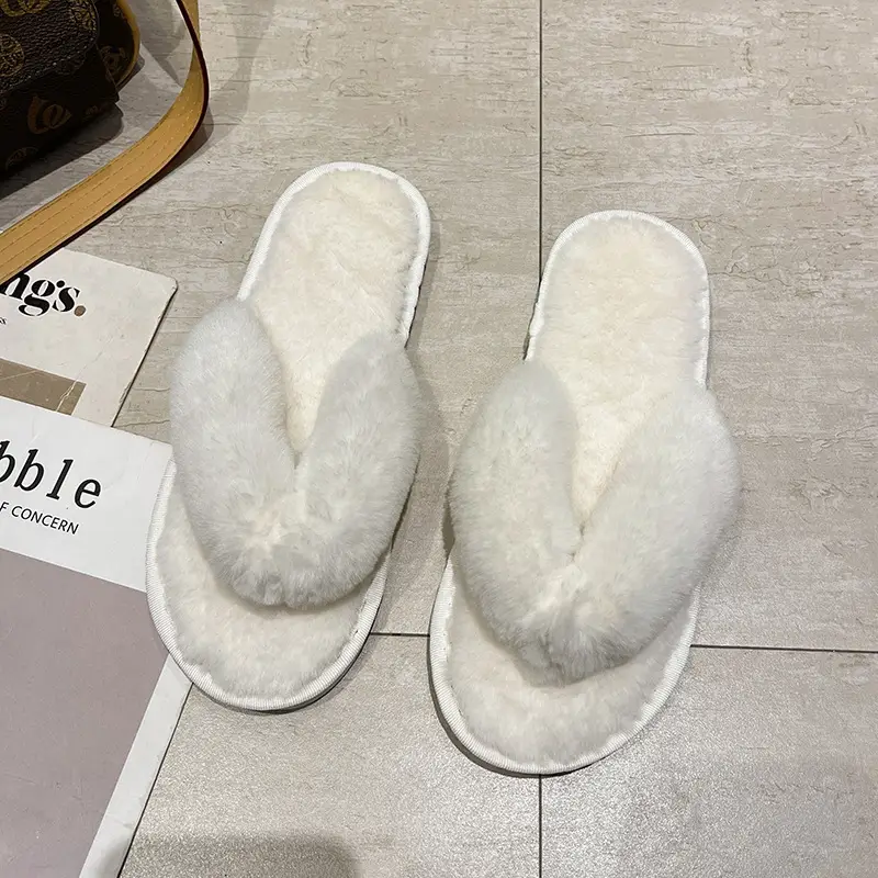 Cross-Border Slippers 2026 European and American Style Home and Outdoor Warm Cotton Slippers for Women, Non-Slip Plush Shoes — feature 6