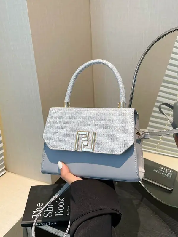 Korean Style Glitter Shoulder Bag for Women - Image 8
