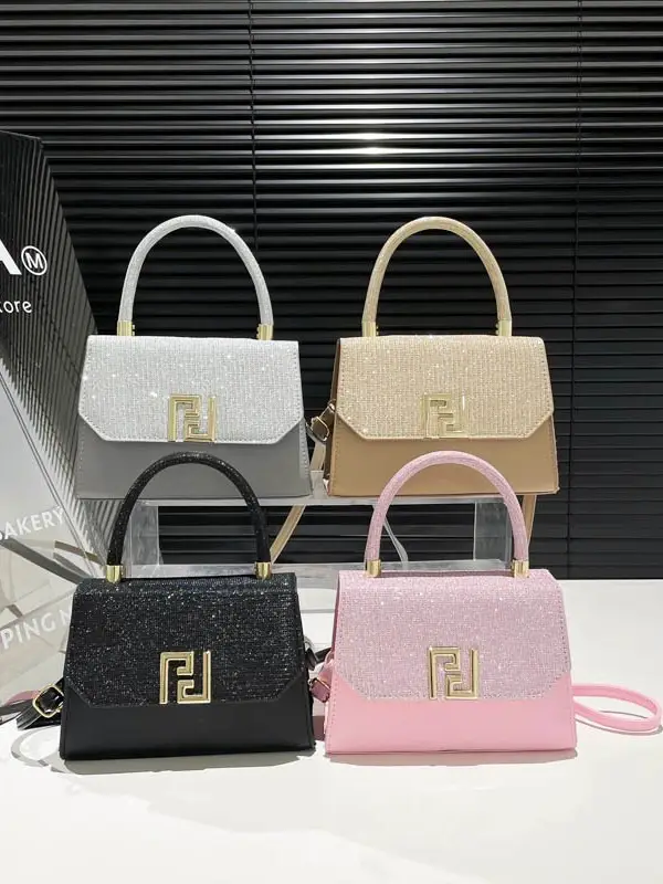 Korean Style Glitter Shoulder Bag for Women - Image 9