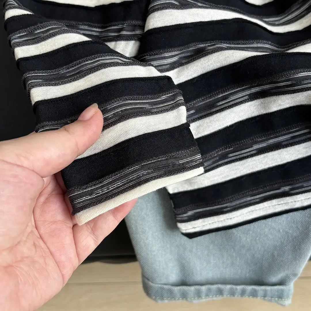Kids Striped Cotton T-Shirt Medium to XL — feature 7