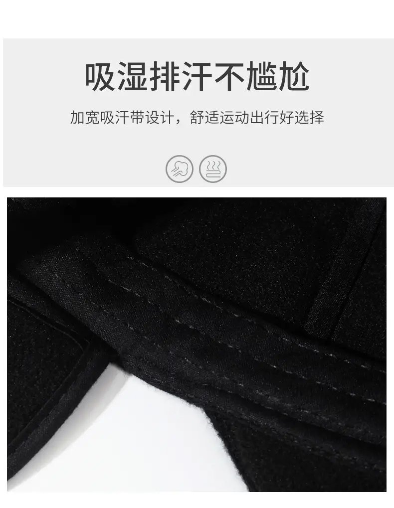 Men's Black Min Cap with Ear Protection for Winter — feature 3