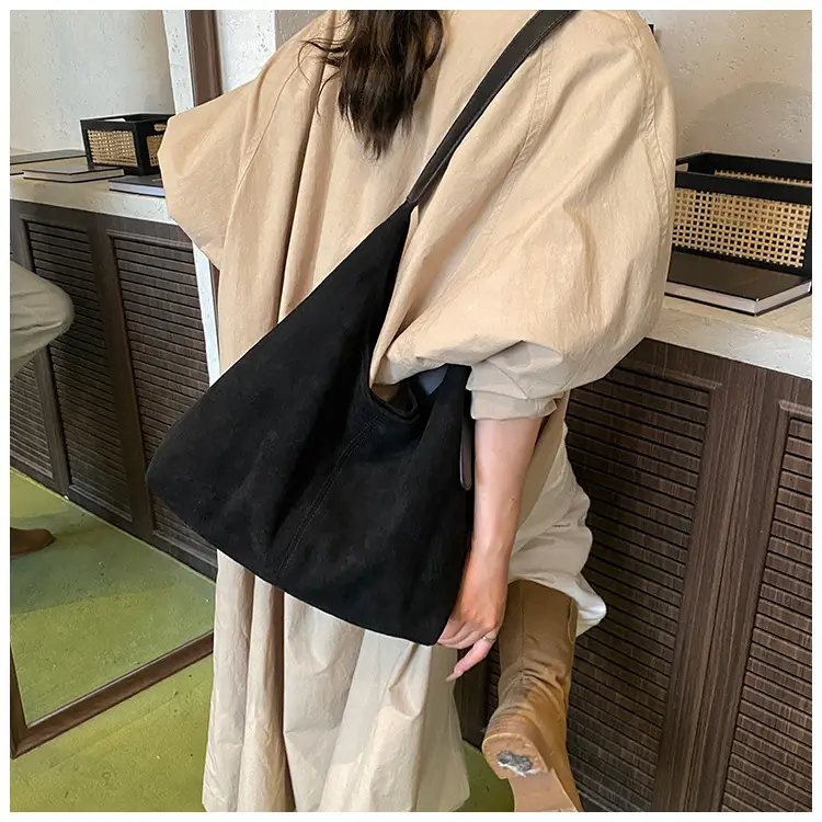 Retro Brown Leather Tote Bag Women Winter Commute — feature 13