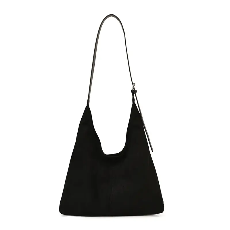 Retro Brown Leather Tote Bag Women Winter Commute - Image 2