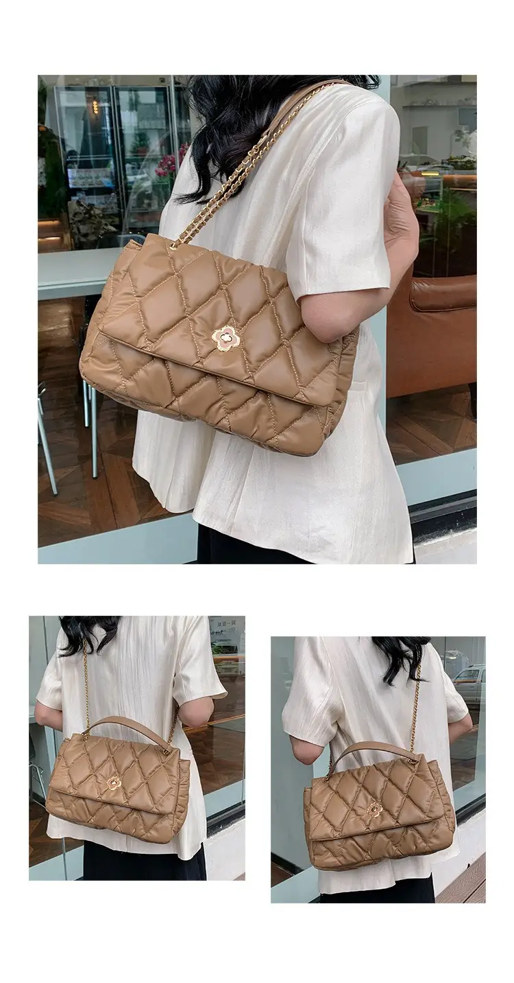 White Quilted Chain Shoulder Bag for Women 2025 — feature 9