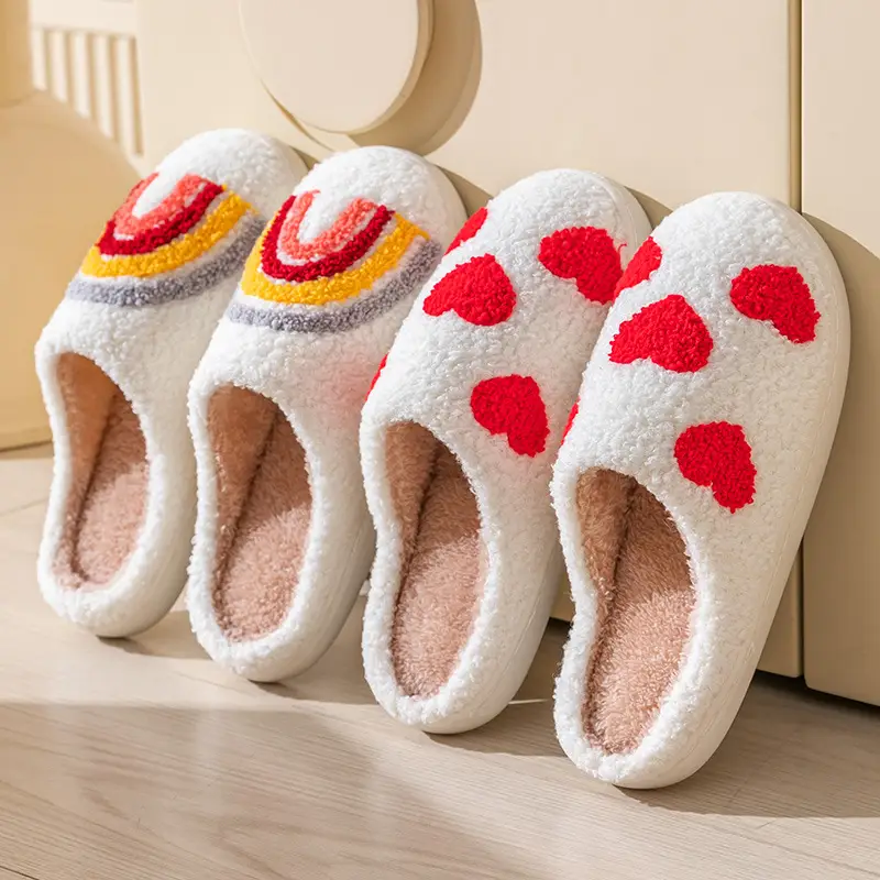 Cartoon Pumpkin Slippers Winter Autumn Warm Cotton Home Use - Image 6