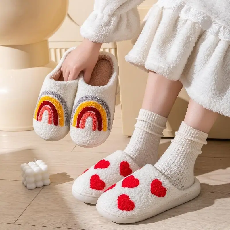 Cartoon Pumpkin Slippers Winter Autumn Warm Cotton Home Use - Image 8