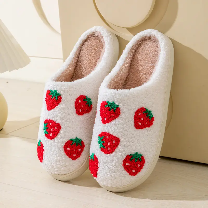 Cartoon Pumpkin Slippers Winter Autumn Warm Cotton Home Use - Image 4