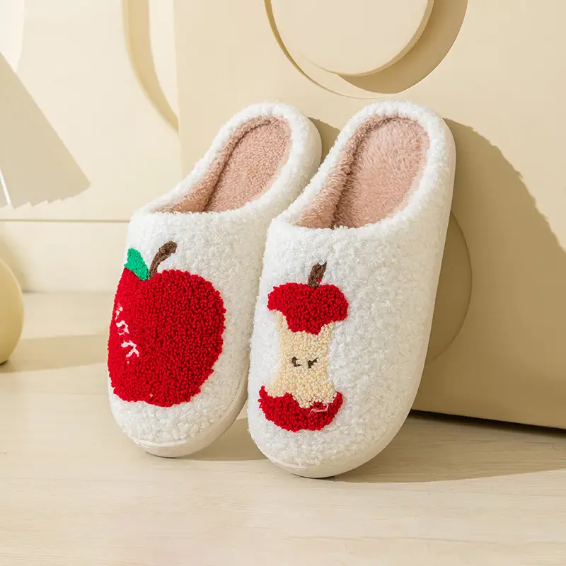 Cartoon Pumpkin Slippers Winter Autumn Warm Cotton Home Use - Image 5
