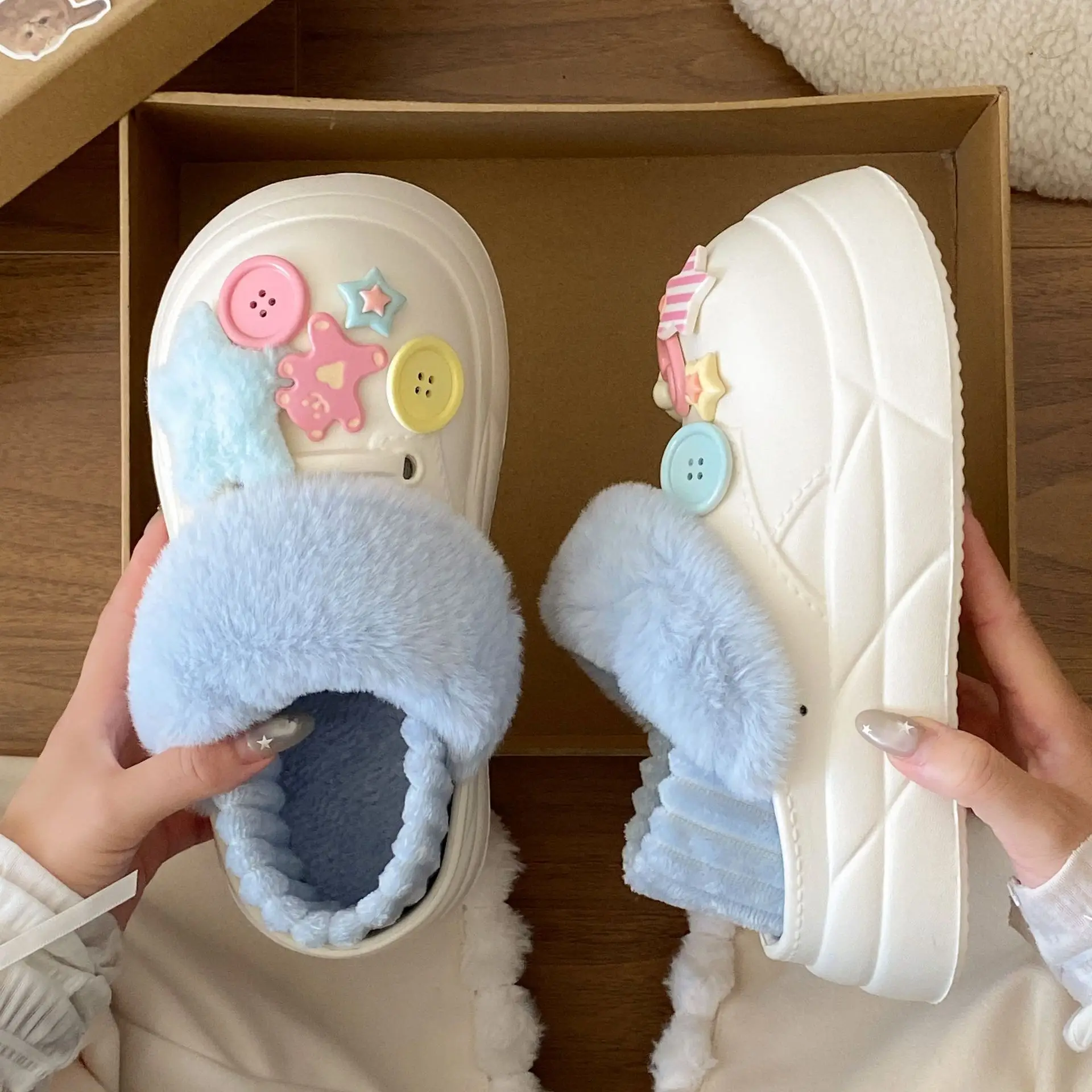 Warm Non-Slip Cotton Slippers for Women - Image 7