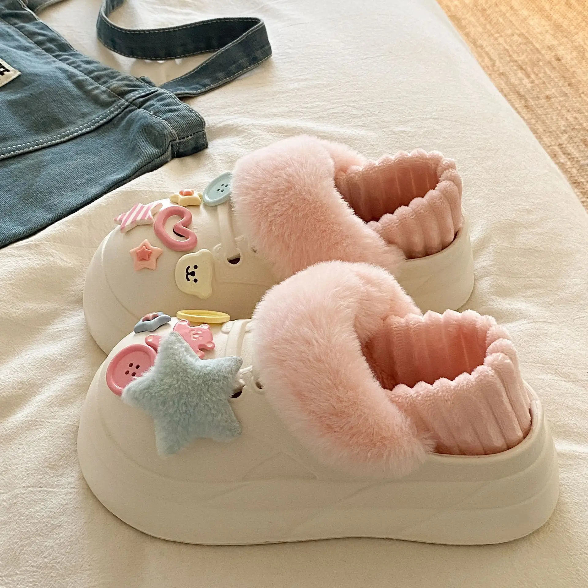 Warm Non-Slip Cotton Slippers for Women - Image 5