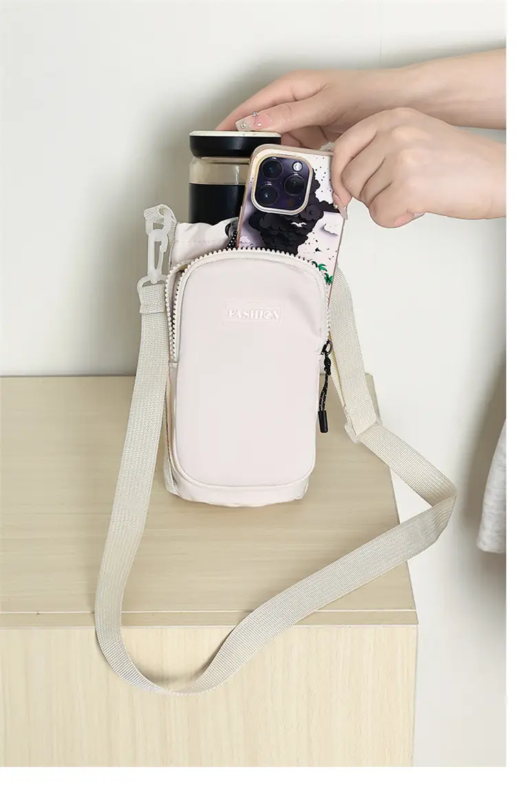 Pink Mini Water Bottle Bag for Women — feature 20