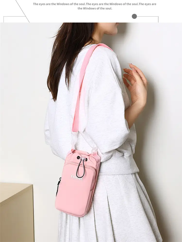 Pink Mini Water Bottle Bag for Women — feature 22