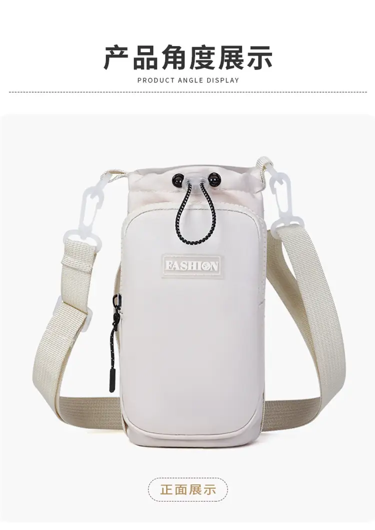 Pink Mini Water Bottle Bag for Women — feature 30