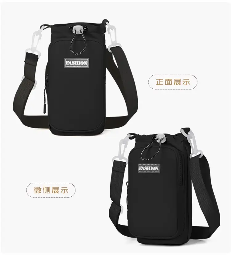 Pink Mini Water Bottle Bag for Women — feature 40