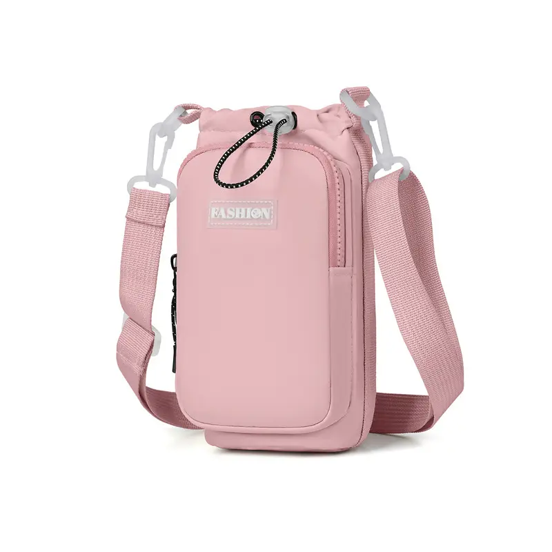 Pink Mini Water Bottle Bag for Women - Image 6