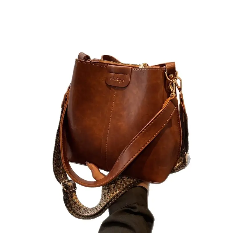Women's Crossbody Bag Brown Leather 2025