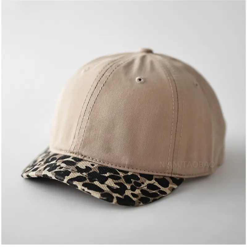 Leopard Print Cap for Men Women Brown - Image 7