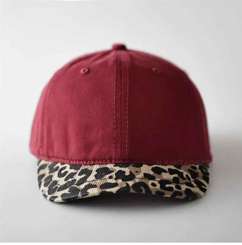Leopard Print Cap for Men Women Brown — feature 8