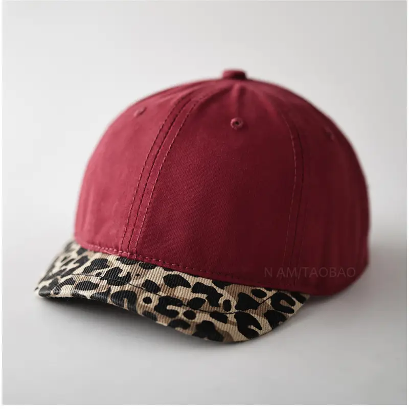Leopard Print Cap for Men Women Brown - Image 3