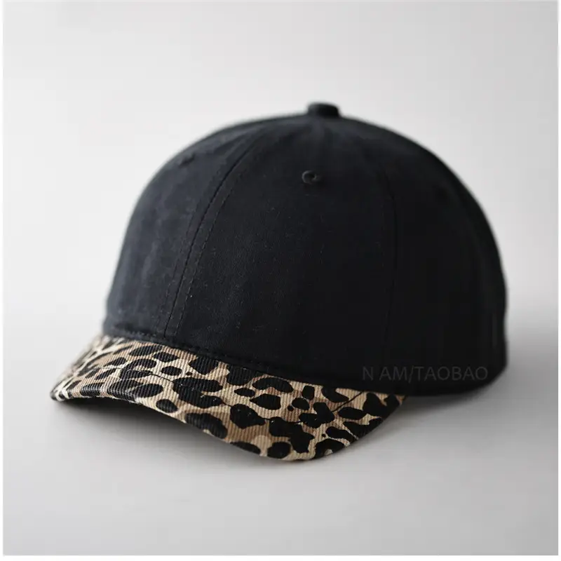 Leopard Print Cap for Men Women Brown - Image 4