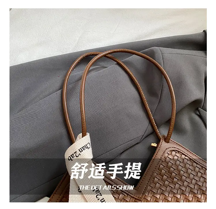 Retro Woven Shoulder Bag Women 2025 High-End Fashion — feature 10