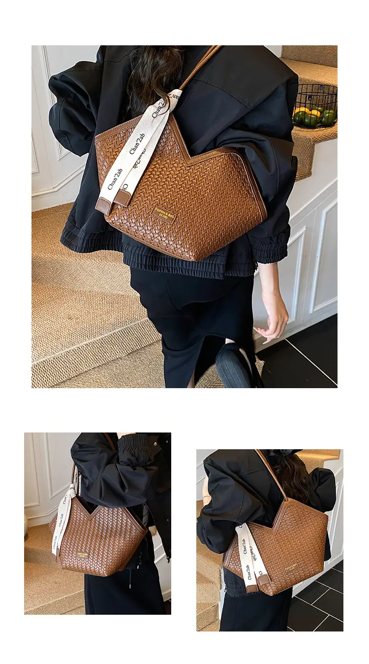 Retro Woven Shoulder Bag Women 2025 High-End Fashion — feature 4