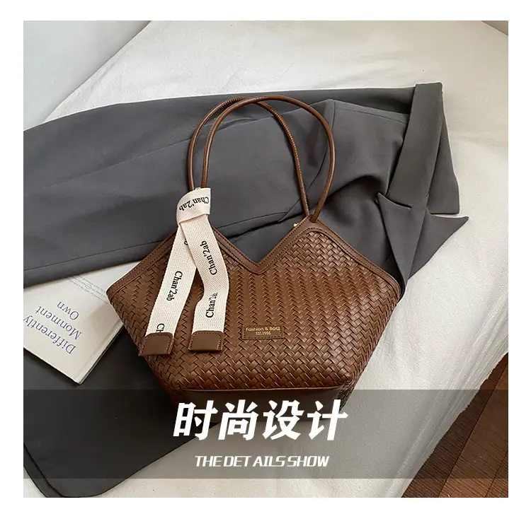 Retro Woven Shoulder Bag Women 2025 High-End Fashion — feature 9