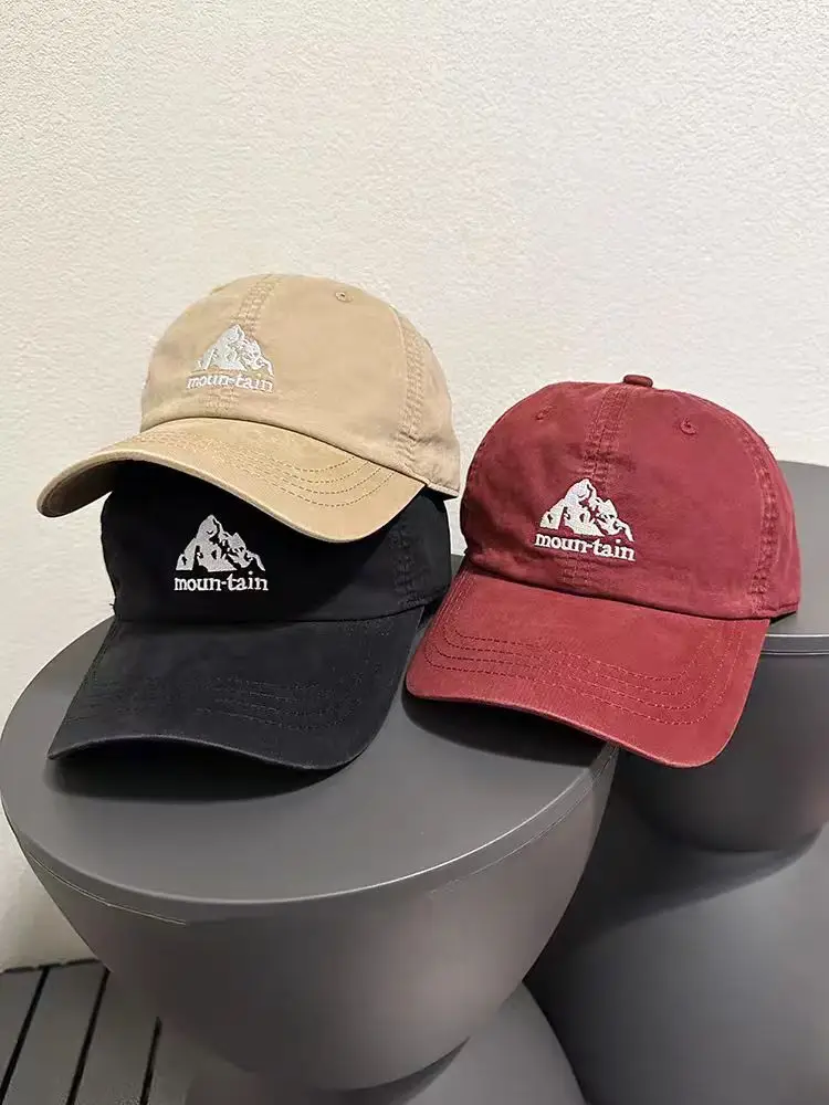 Pink American Style Embroidered Baseball Cap for Women — feature 3