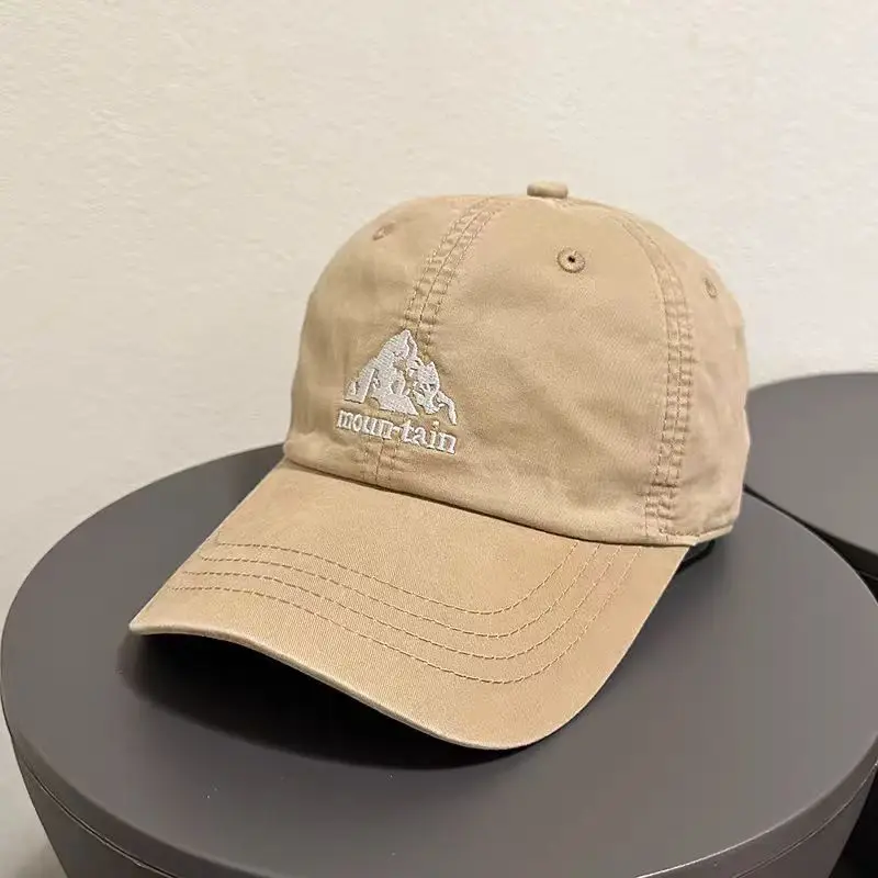 Pink American Style Embroidered Baseball Cap for Women - Image 2