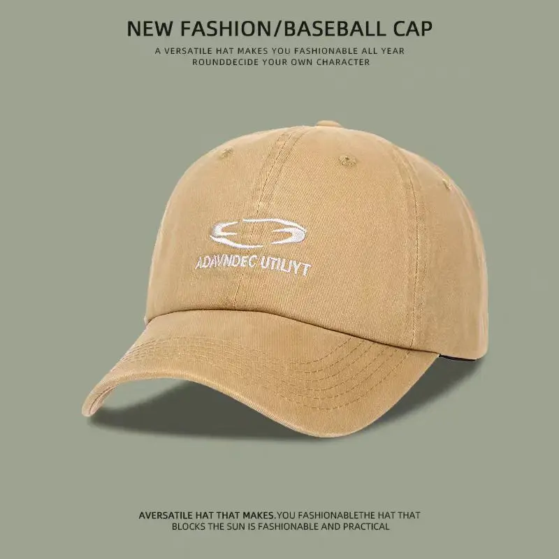 Women Baseball Cap Gray Embroidered Logo