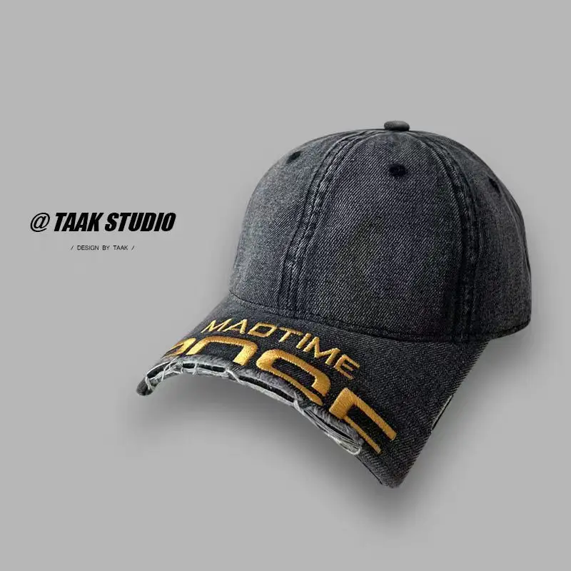 Women Black "Mad Time" Baseball Cap — feature 13