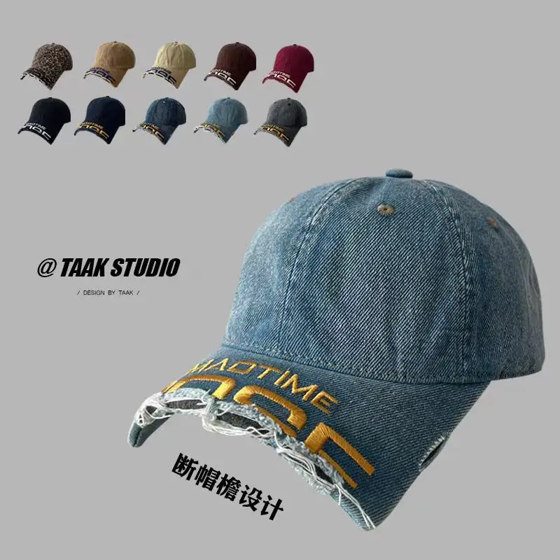 Women Black "Mad Time" Baseball Cap — feature 5