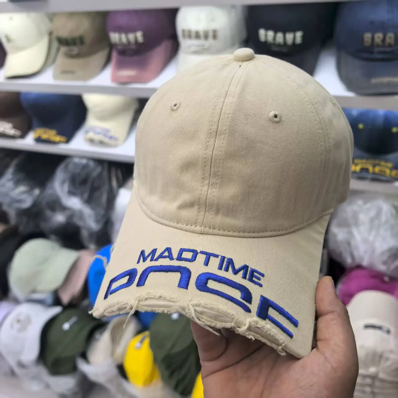 Women Black "Mad Time" Baseball Cap