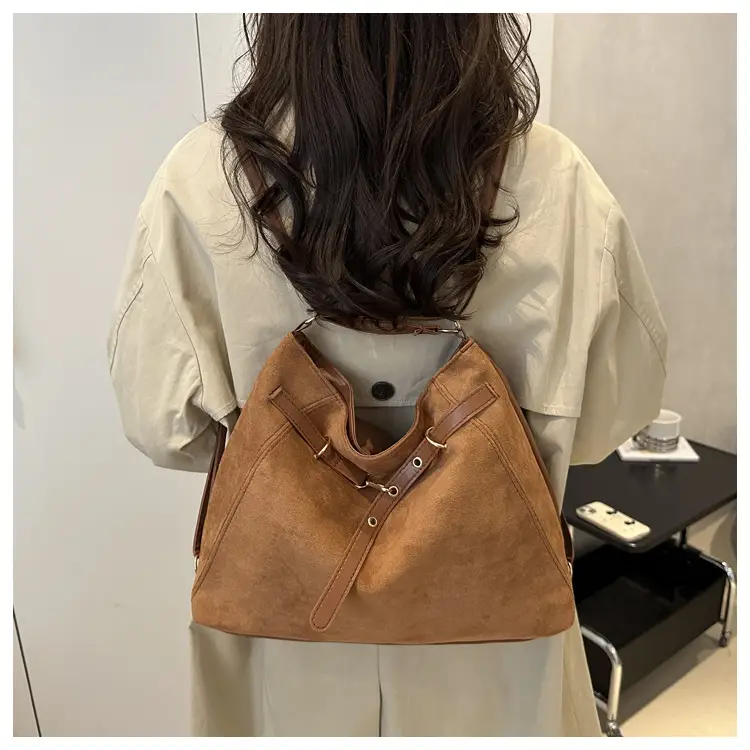 Women's Western Style Large Cap Bag Shoulder Commuter Tote — feature 15