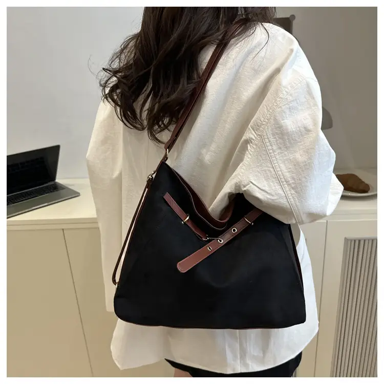 Women's Western Style Large Cap Bag Shoulder Commuter Tote — feature 20