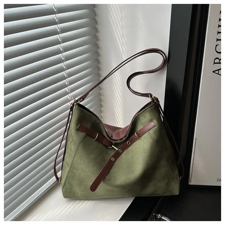 Women's Western Style Large Cap Bag Shoulder Commuter Tote — feature 23