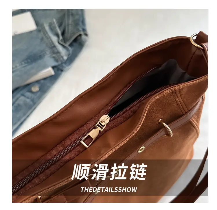 Women's Western Style Large Cap Bag Shoulder Commuter Tote — feature 5