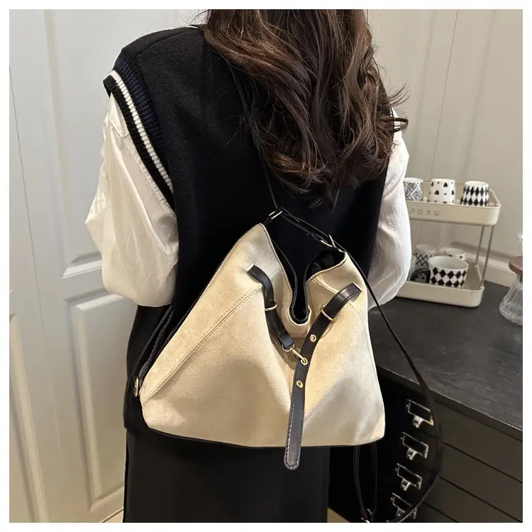 Women's Western Style Large Cap Bag Shoulder Commuter Tote — feature 9