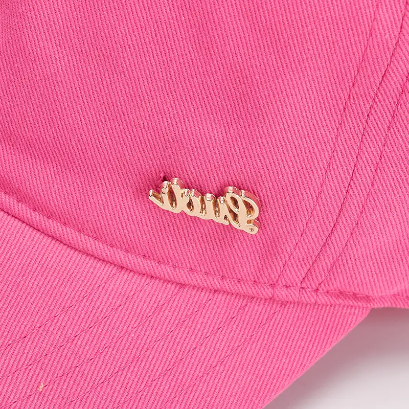 Pink Korean Style Men's Cotton Peaked Cap - Image 11