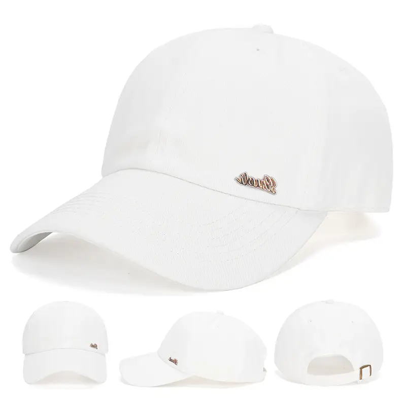 Pink Korean Style Men's Cotton Peaked Cap - Image 12