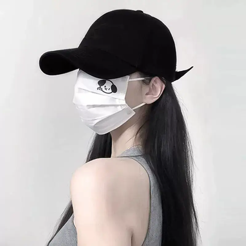 Women Baseball Cap Wig Cool Brown Full Headwear — feature 7