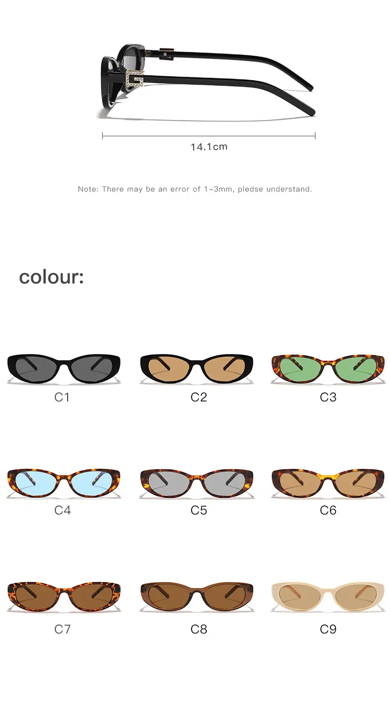 Men Women Oval Sunglasses Brown Tinted Street Photography — feature 10
