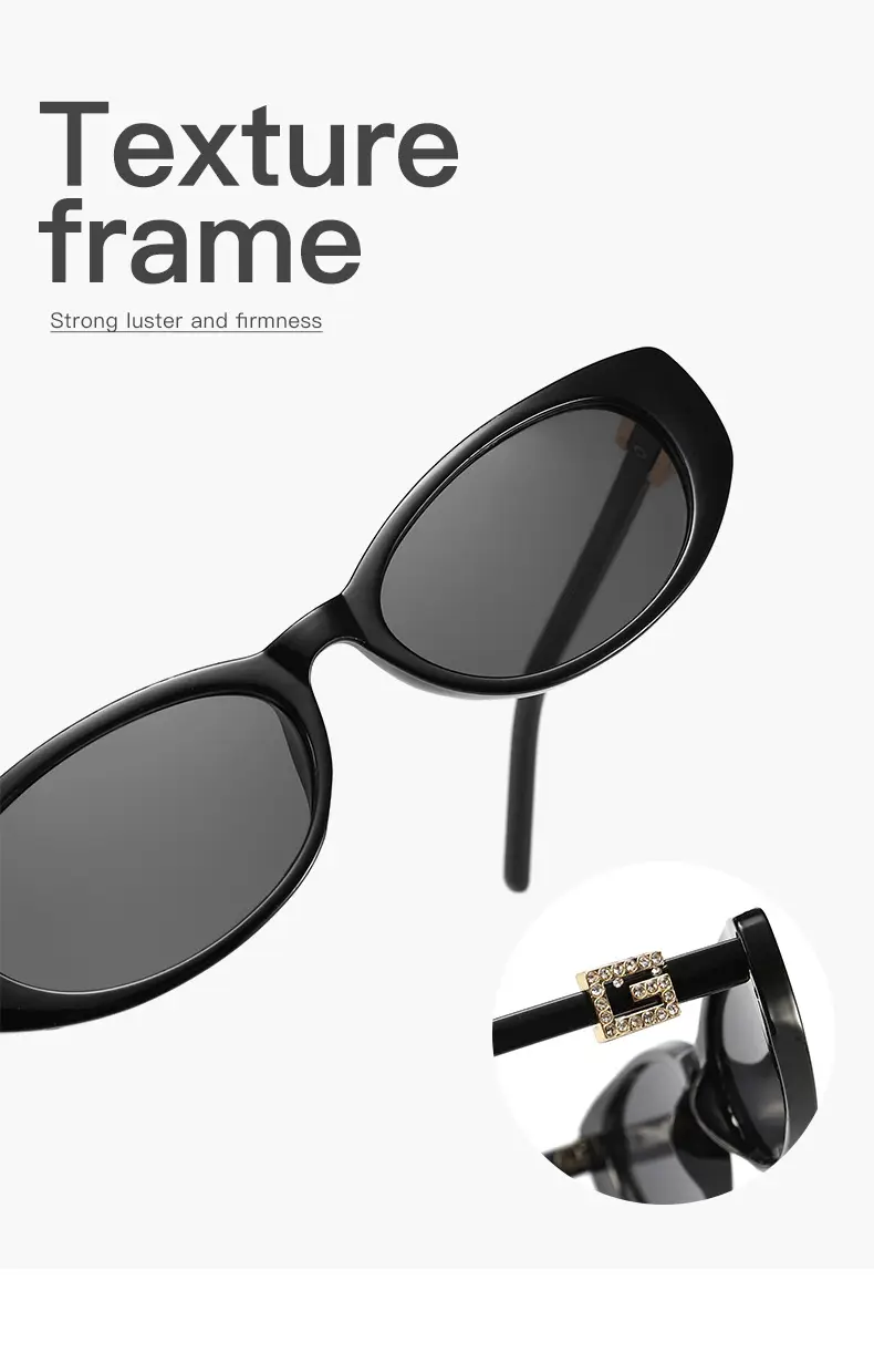 Men Women Oval Sunglasses Brown Tinted Street Photography — feature 4