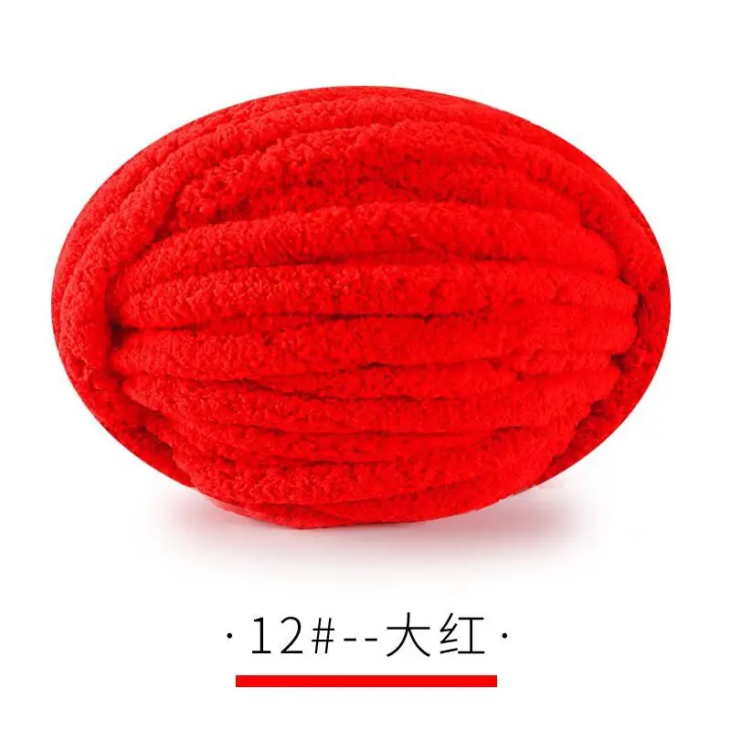 Cat Tail Thick Ice Stick Sausage Yarn Thick Wool Wrapped Around a Large Tree Hand-Knitted Crochet Bag Cushion Soft Finger-Knitted Blanket Yarn