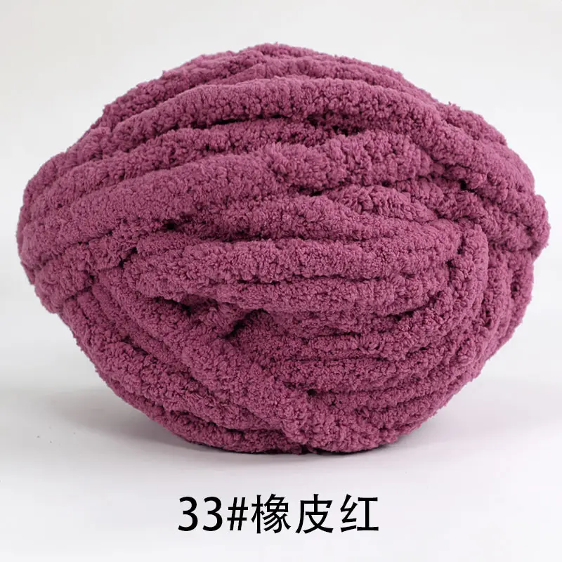 Cat Tail Thick Ice Stick Sausage Yarn Thick Wool Wrapped Around a Large Tree Hand-Knitted Crochet Bag Cushion Soft Finger-Knitted Blanket Yarn