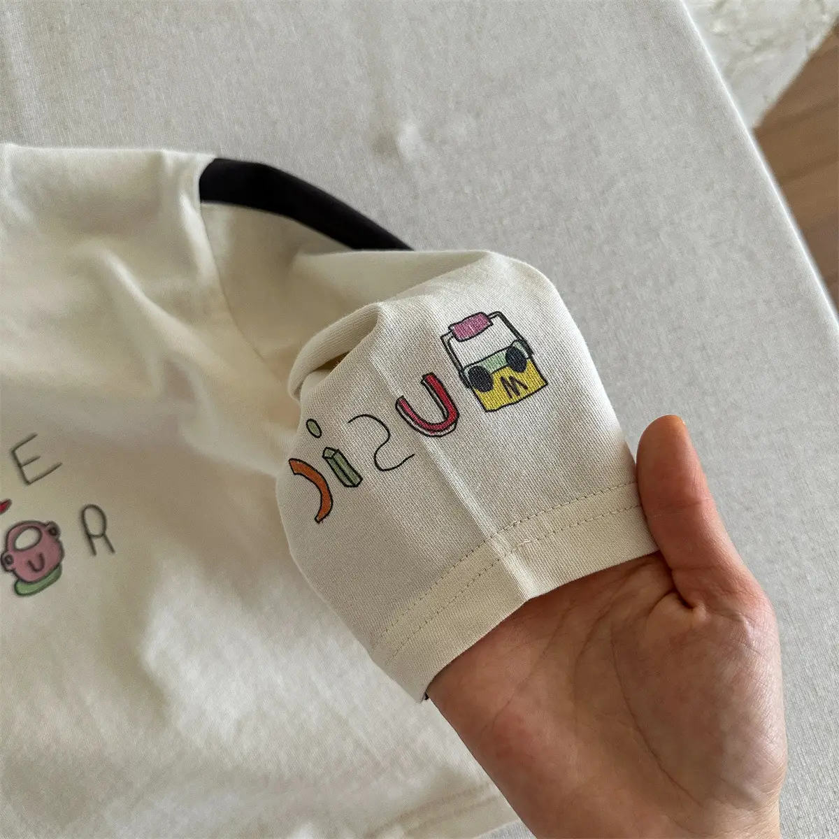 Boys Long Sleeve T-Shirt White Cartoon Print Spring Autumn 2025 - Image 6
