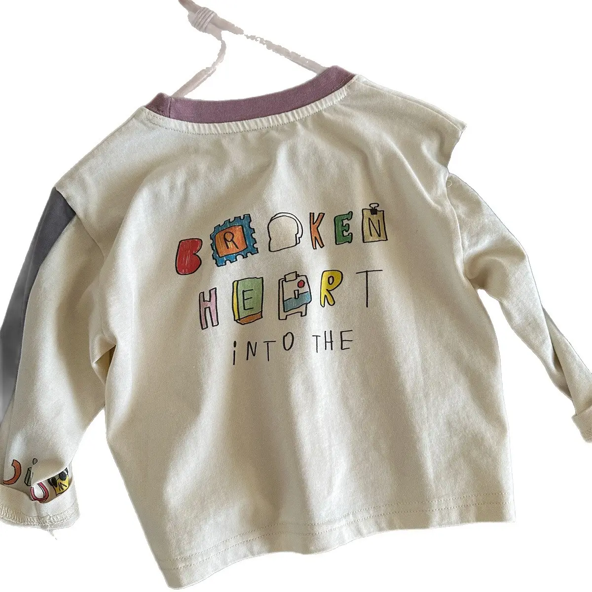 Boys Long Sleeve T-Shirt White Cartoon Print Spring Autumn 2025 - Image 7